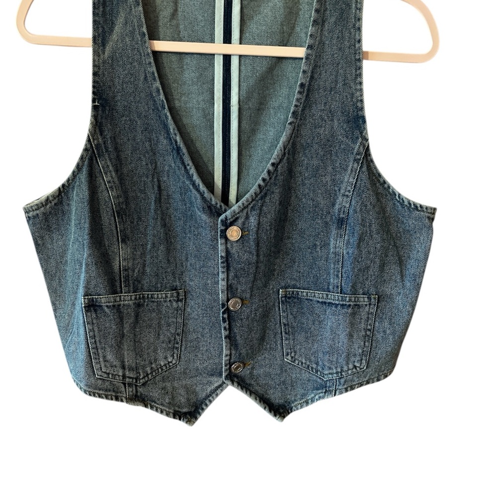 Denim Blue Women's Vest